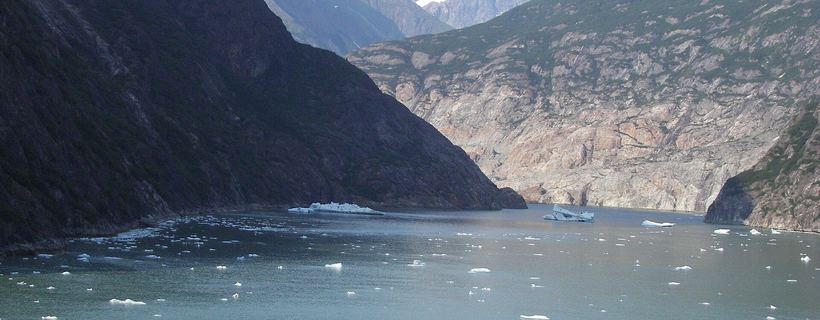 Glacier fjord in Alaska's Inside Passage